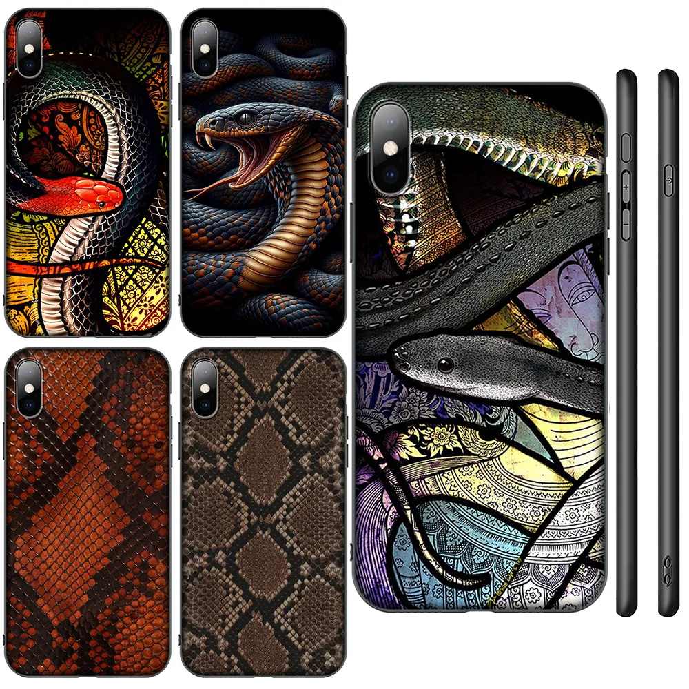 SA110 Роскошный крутой чехол со змеиной кожей для Samsung Galaxy A41 A42 A71 A72 A73 J2 J4 J5 J6 J7 J8 A6 A7 A8