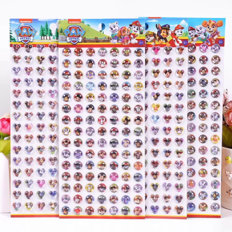 

Paw Patrol Dog Anime Figures Cartoon Sticker Ryder Chase Kids Patrulla Canina Toys Acrylic Stickers Birthday Christmas Gifts