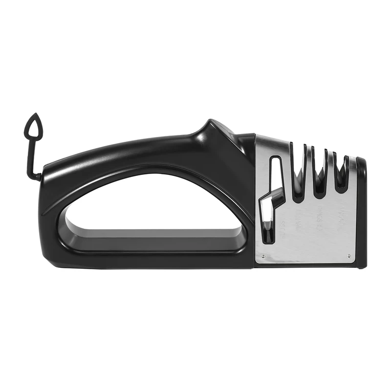 Sharpener Handed 4 Stage Knife Sharpener 4-In-1 Knife And Scissors Sharpener With Diamond,Ceramic Tungsten Kitchen Tools