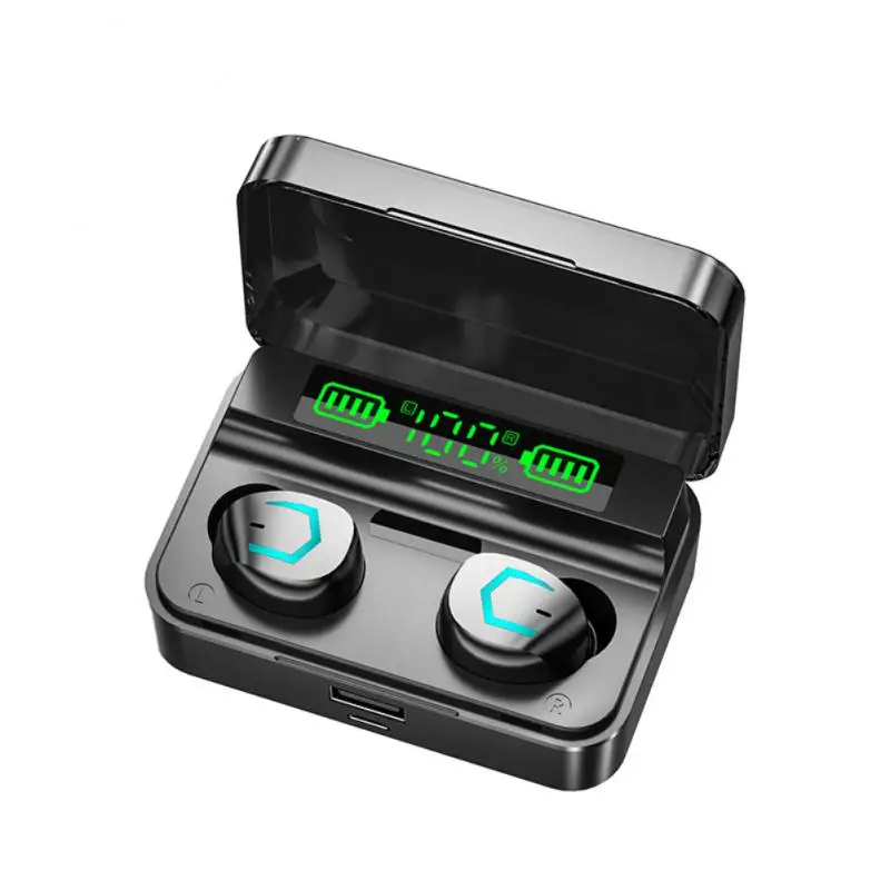 

Earbuds Music Sports Tws Headset Led Digital Display Surround Sound Headset Wireless Headphones For Xiaomi PC Sports Earphone
