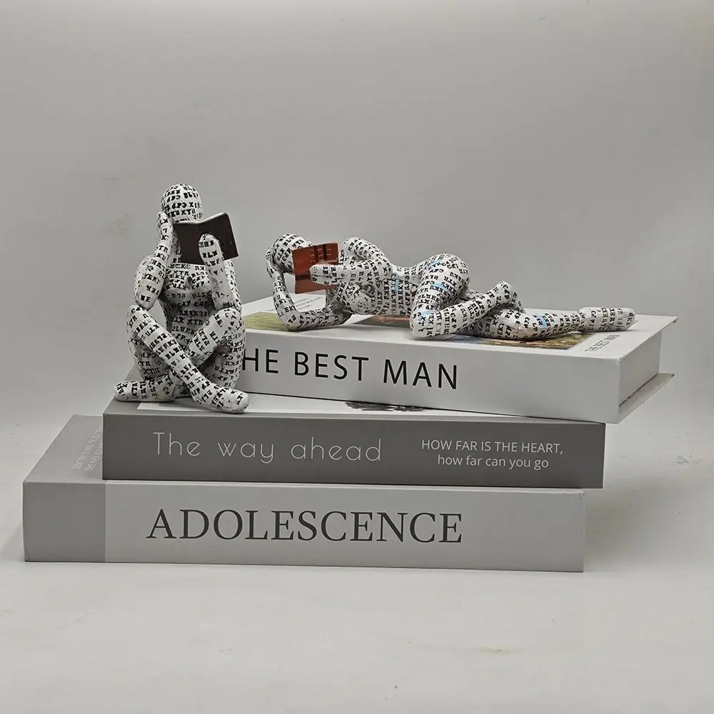 3 шт./компл. украшение для стола аксессуары фигурка чтения из смолы креативный