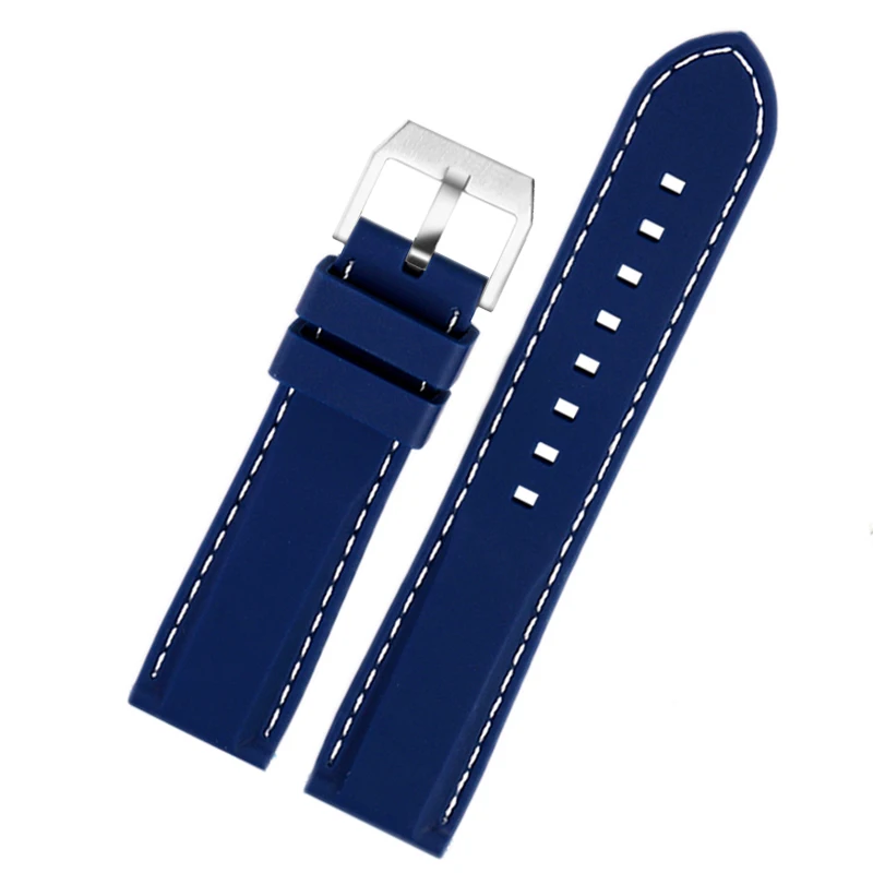For CITIZEN Eagle blue angel second generation JY8078 JY8075 series waterproof silicone watch band 22mm