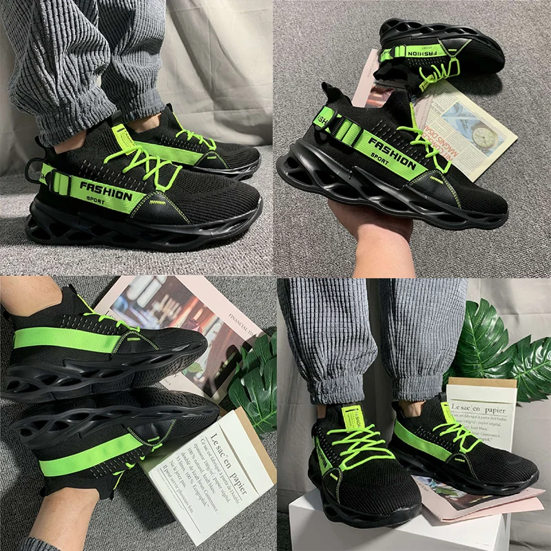 

Мужские кроссовки для бега номер 38, роскошная брендовая Высококачественная спортивная обувь, мужская спортивная обувь для тренажерного за...