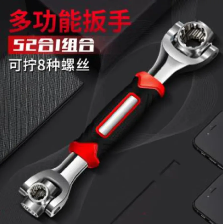 52-в-1 тигровый ключ с втулкой вращение на 360 градусов трещотка торцевой