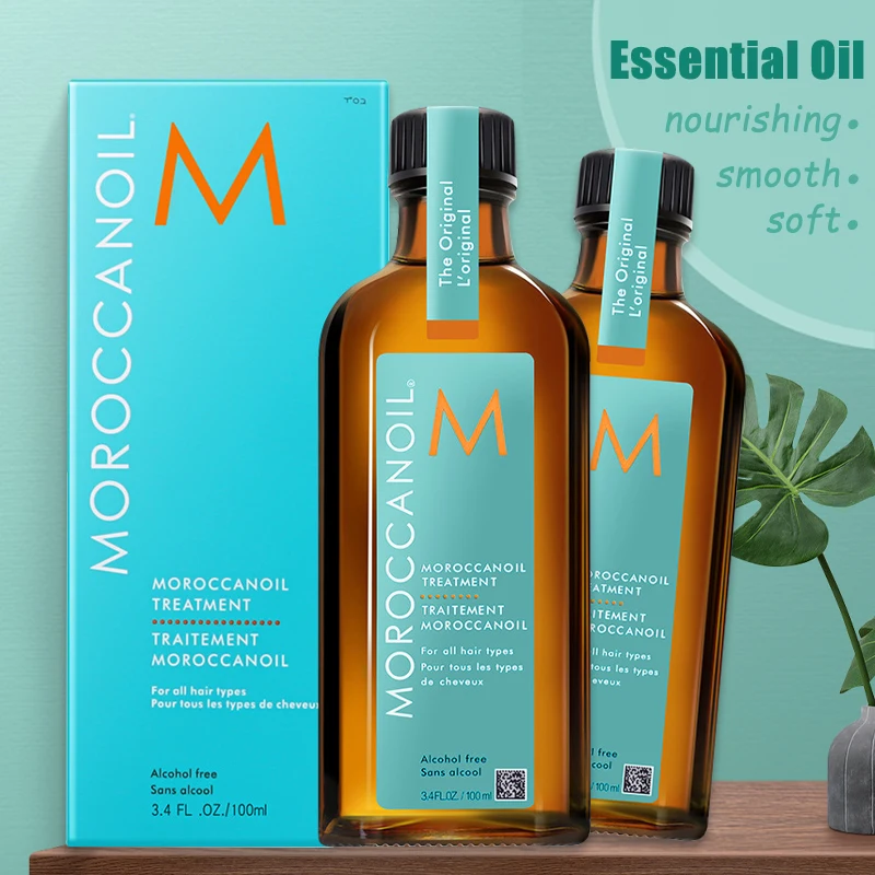 

Moroccan Essential Oil Refreshing Mild Non-Irritating Soft Nourishing Smooth Repair Dry Injury Hair Easy HairCare Nutty Hair Oil