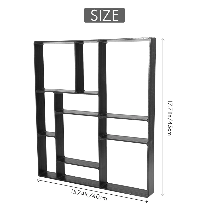 DIY пластиковая форма для изготовления дорожек ручная тротуарная цементного