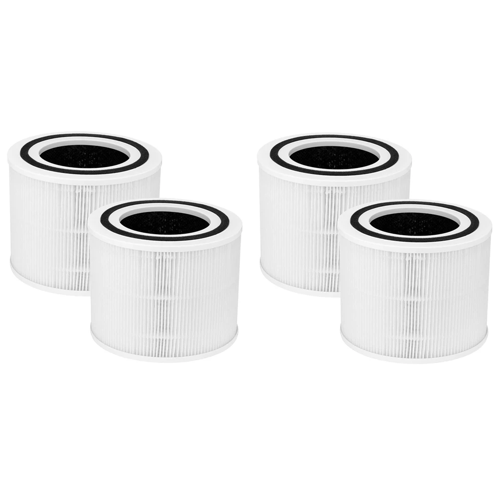 

Replacement Filter Compatible for Levoit Air Purifier Core 300 Core 300S Core 300-RF Accessories,3-IN-1 True HEPA Filter