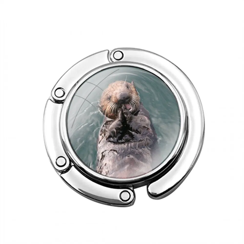 Складной крючок для кошелька женского стола сумки хранения складной декор Lutra lutra