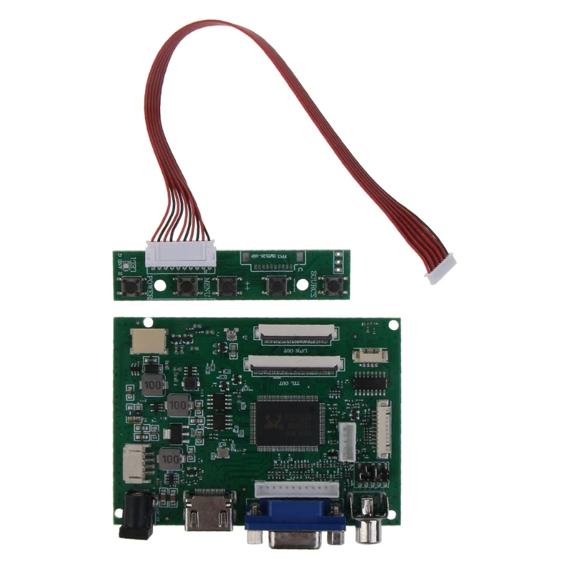 

T5EE LCD Display Controller Board VGA 2AV 40Pin 50PIN for Raspberry PI 3 EJ101IA-01G IPS Controller