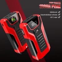 28000mah car battery jump starter portable 1000a peak with dual usb emergency flashlight for 12v 6 0l gasoline 12v 4 0l diesel
