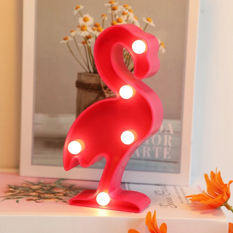 

1PC Kids Room Decor Bird Pig Pineapple LED Night Light Baby Children Bedroom Christmas Night Light Wedding Decoration