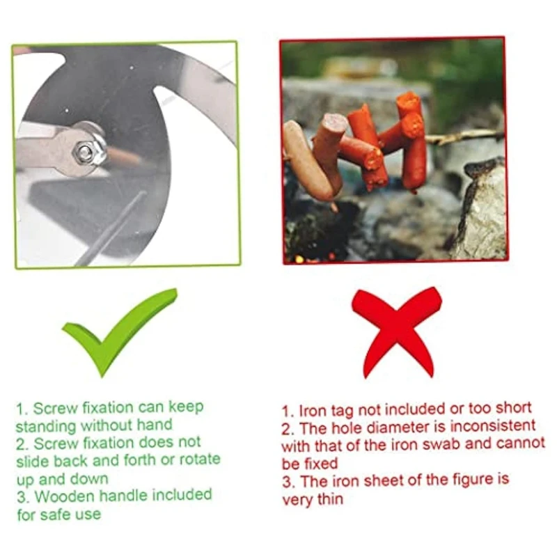 Hot Dog Grill Sausage Roller And Marshmallow Stick Set