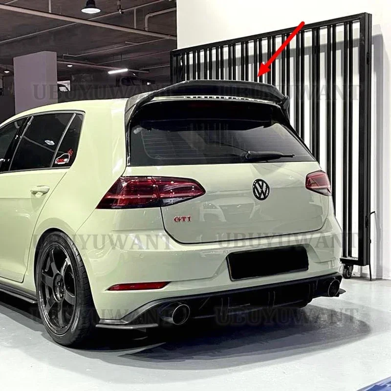Спойлер на заднее крыло автомобиля из углеродного волокна для Volkswagen GOLF7 MK7 GTI или R