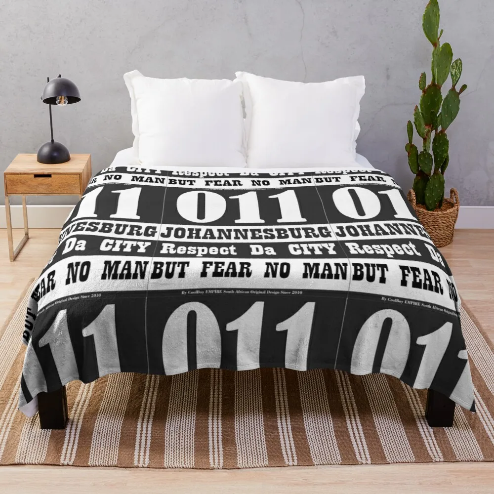 

011 Johannesburg Blanket Fleece Art Print Children Warm Bed Throw Blanket newborn bayby Blanket Boys Adult Gifts