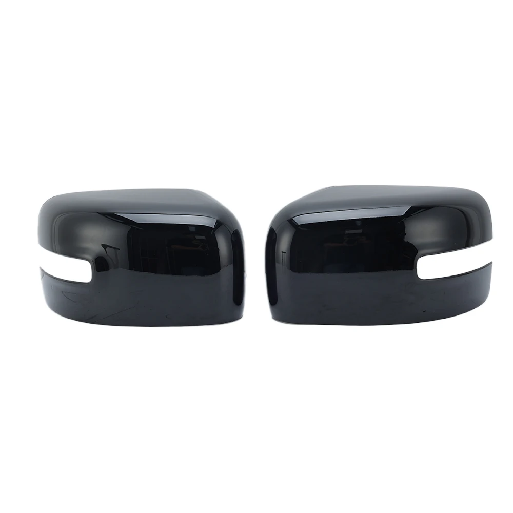 

Крышки боковых зеркал заднего вида для Jeep Renegade BU 2015 2016-2022, глянцевый черный с легкой крышкой дверного зеркала, автомобильные аксессуары