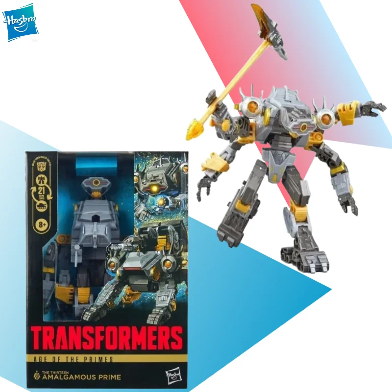 Фото В НАЛИЧИИ: Коллекционная фигурка-робот Hasbro Age Of The Primes Voyager Class Amalgamous Prime, модель для хобби и коллекционирования. №1