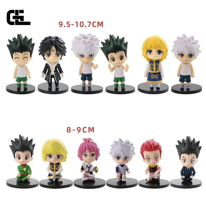 Killua Zoldyck Gon Freecss Figure Kurapika Hisoka Kulolo Lushilufelu Statue Toy Gift
