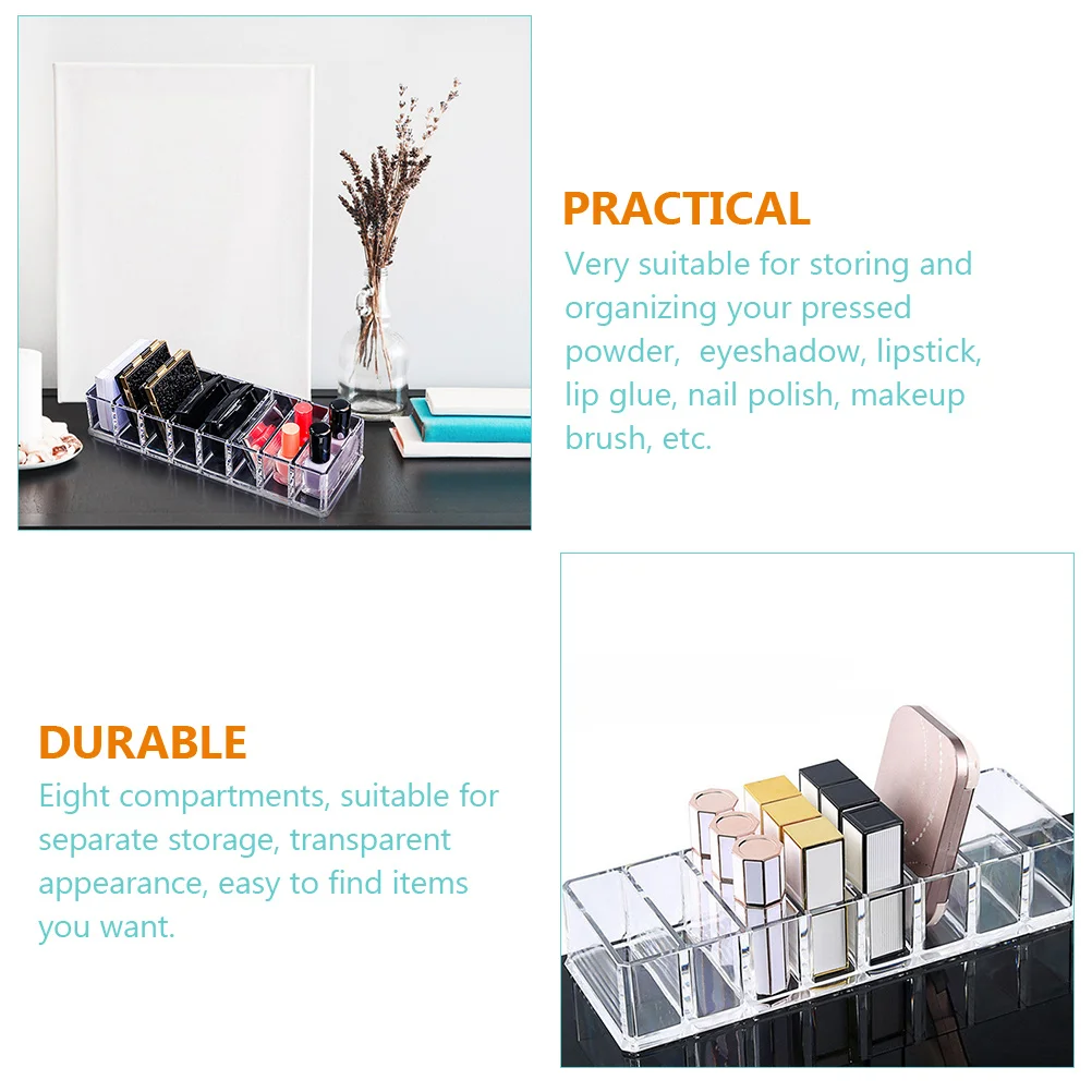 Коробка для хранения косметического продукта органайзер поддонов макияжа