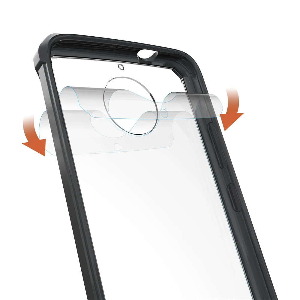 Ультратонкий Прозрачный Прочный бампер для Moto G5S Plus противоударный защитный