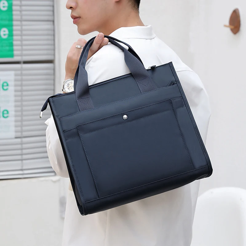 briefcase bag for women men file bag for document a4 big