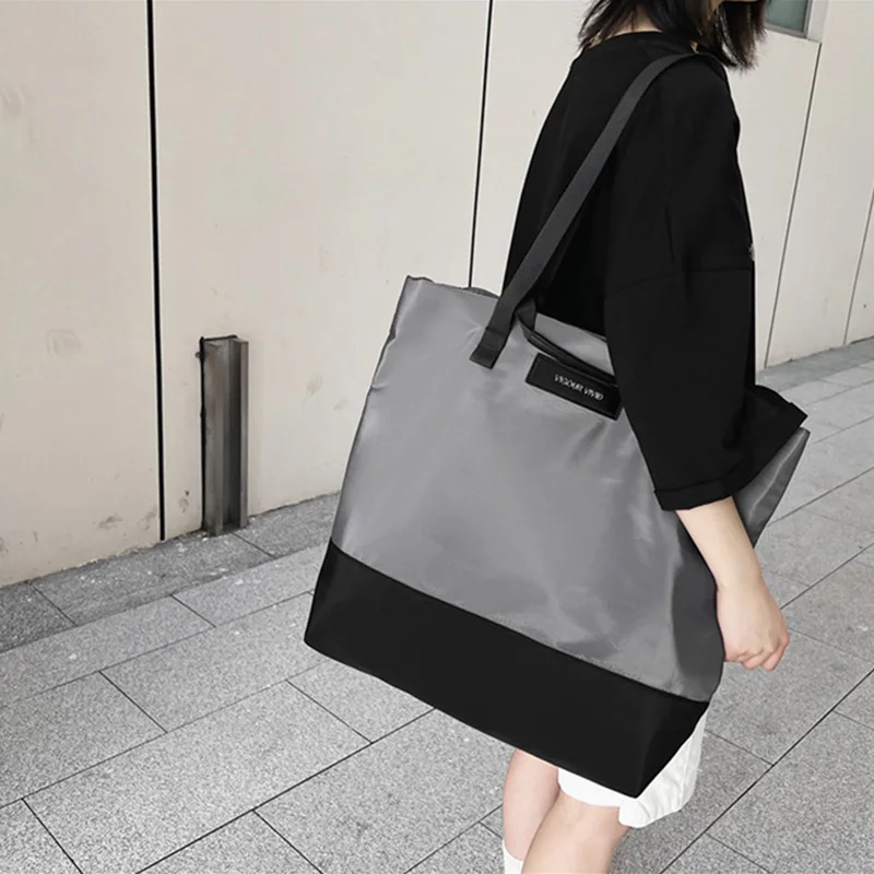 Unisex Outdoor Travelling Bags Nylon Shoulder Waterproof Daily Travel Duffel Handbag Casual Fitness Large Weekend Luggage XM7