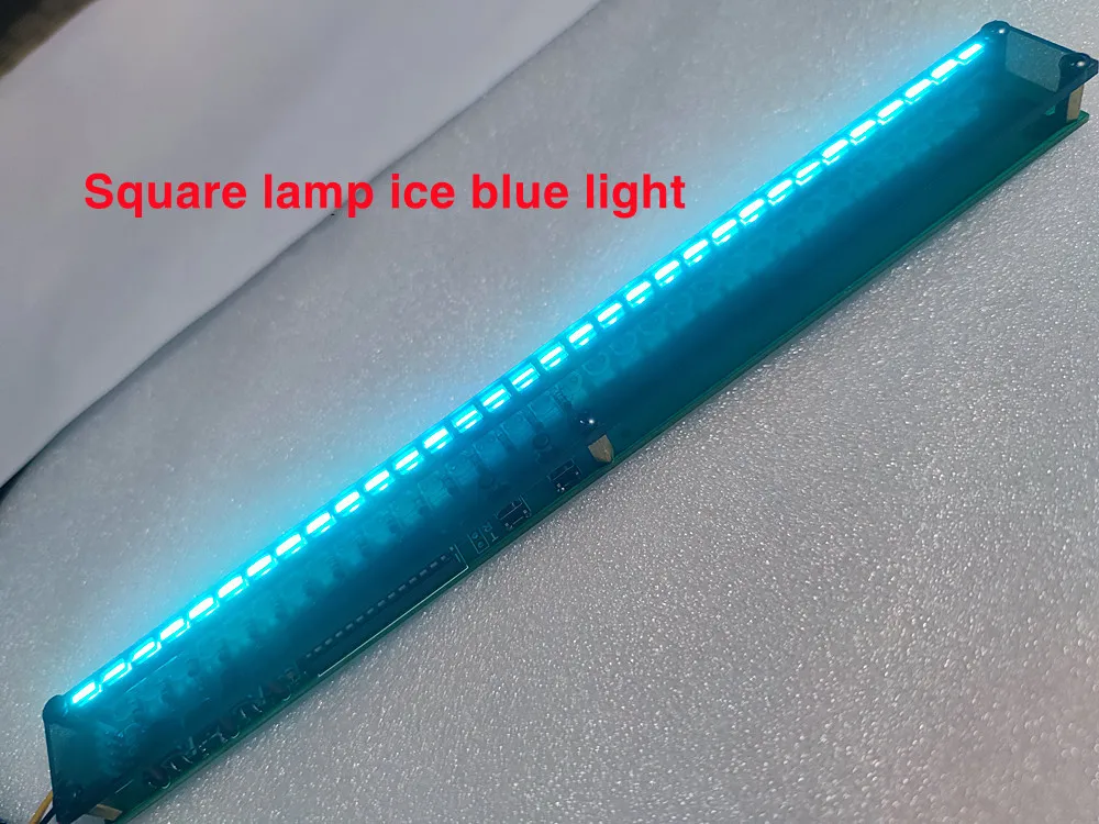 

GHXAMP 32 Segment Square Ice Blue Audio Rhythm Melody Music Level indicator light Stage DC8-14V Single Channel Wire Control 1PC