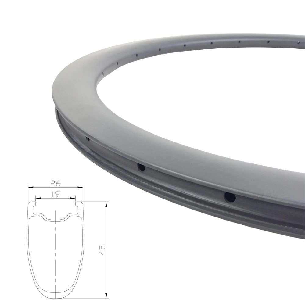 LIENGU Top 400g 700c 45 мм Дорожный диск углеродный обод фотообод 26 ширина 19 внутренний