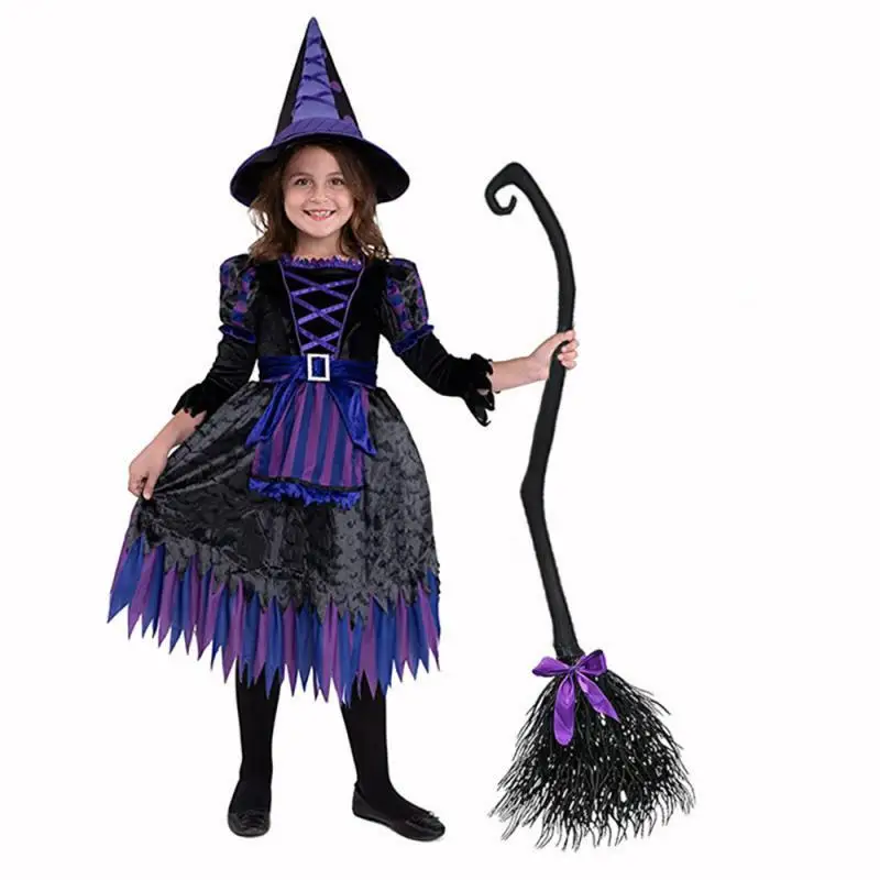 

Halloween Witch Broom Magical And Funny Perfect Spooky Spooky Halloween Accessories Interesting Ghost Festival Props Broom