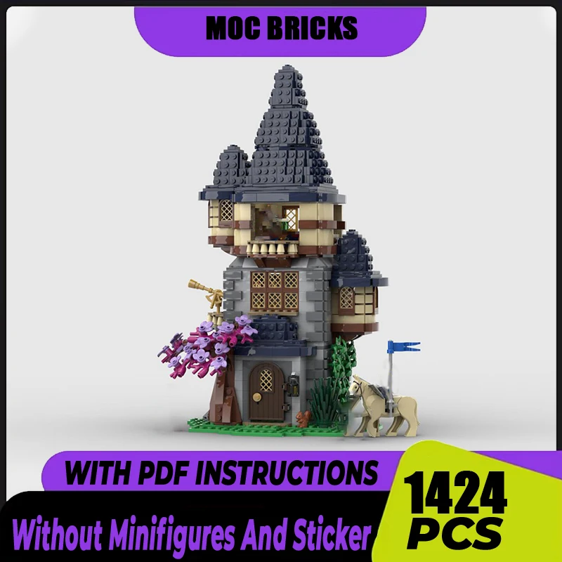 Средневековая модель замка Moc строительные блоки волшебной ведьмы технология