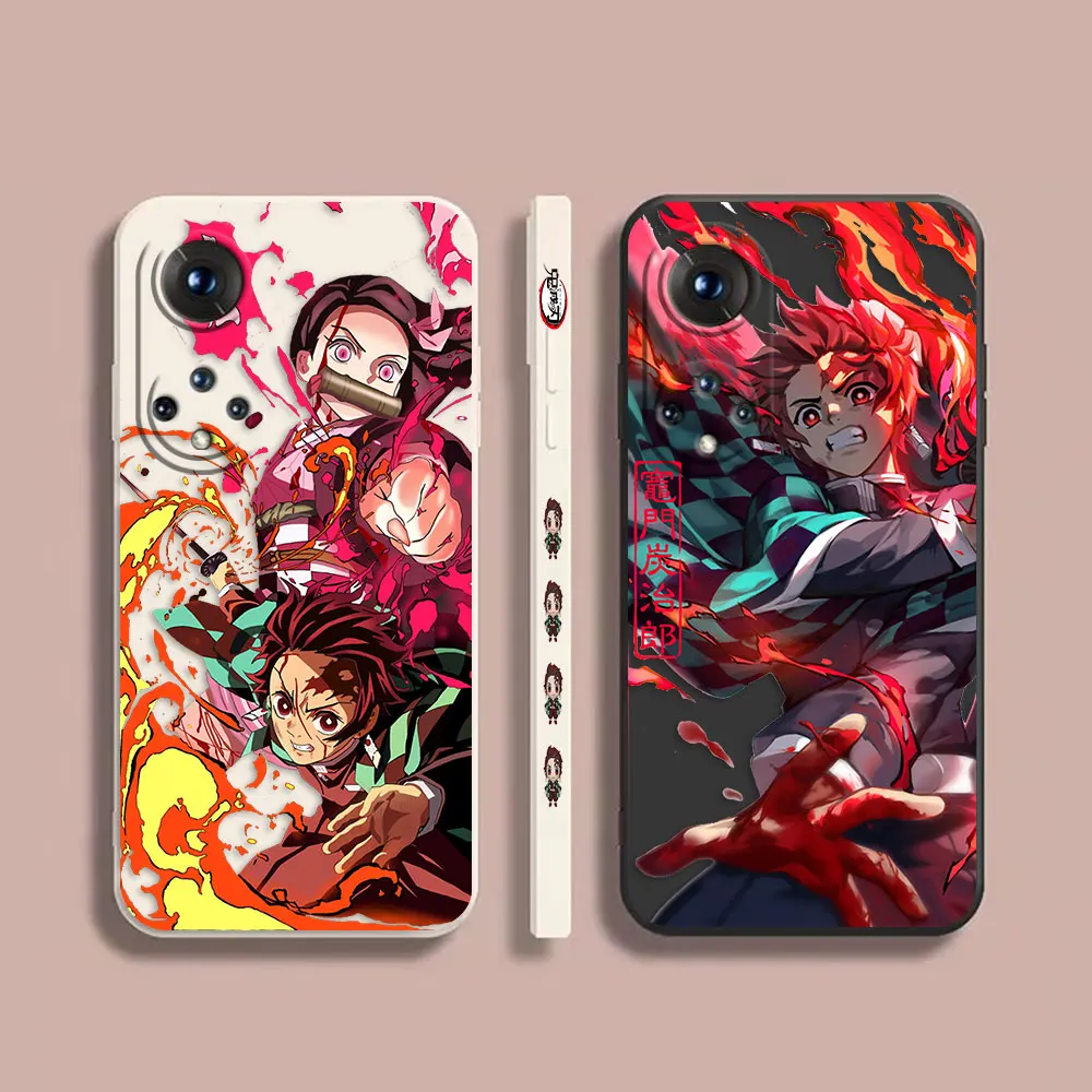 

Case For Honor 8X 9 10 20 30 30S 50 50 60 60 70 80 80 GT SE 5G PRO PLUS Case Cover Funda Cqoue Shell Anime Tanjiro Demon Slayer