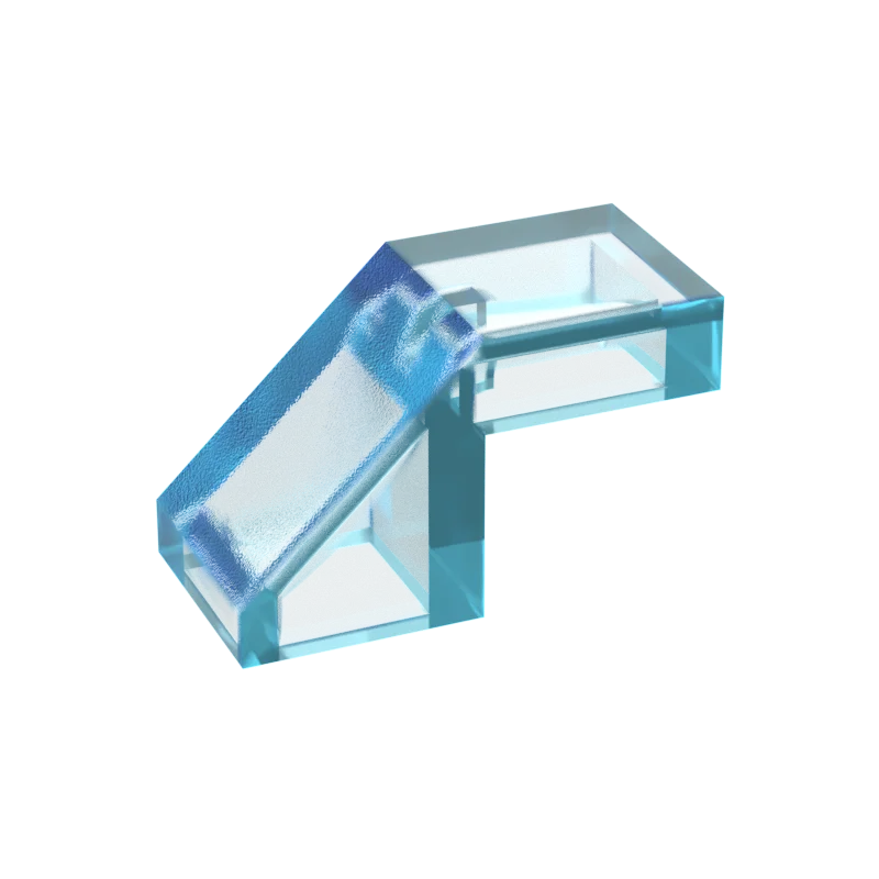 WeBrick 10 шт. 28192 39729 Наклон 45 ° 2x1 с перевернутым вырезом 2/3 без шпильки строительные