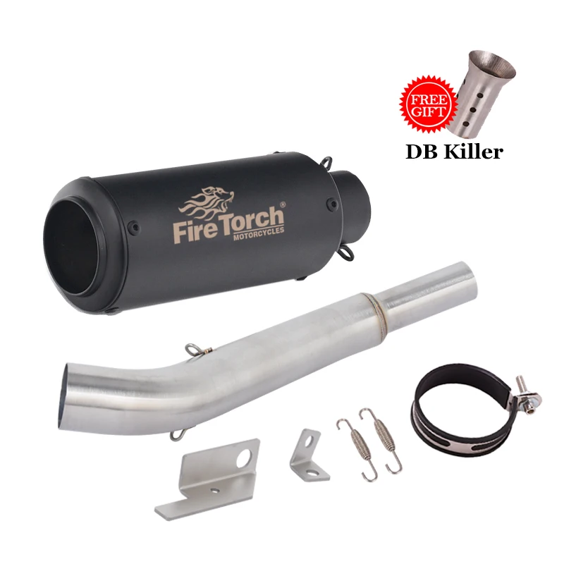 

Надевается для Bajaj Pulsar 200 NS200 RS200 Dominar 400 Pulsar NS160 2015-2024 выхлопной системы мотоцикла со средней трубой