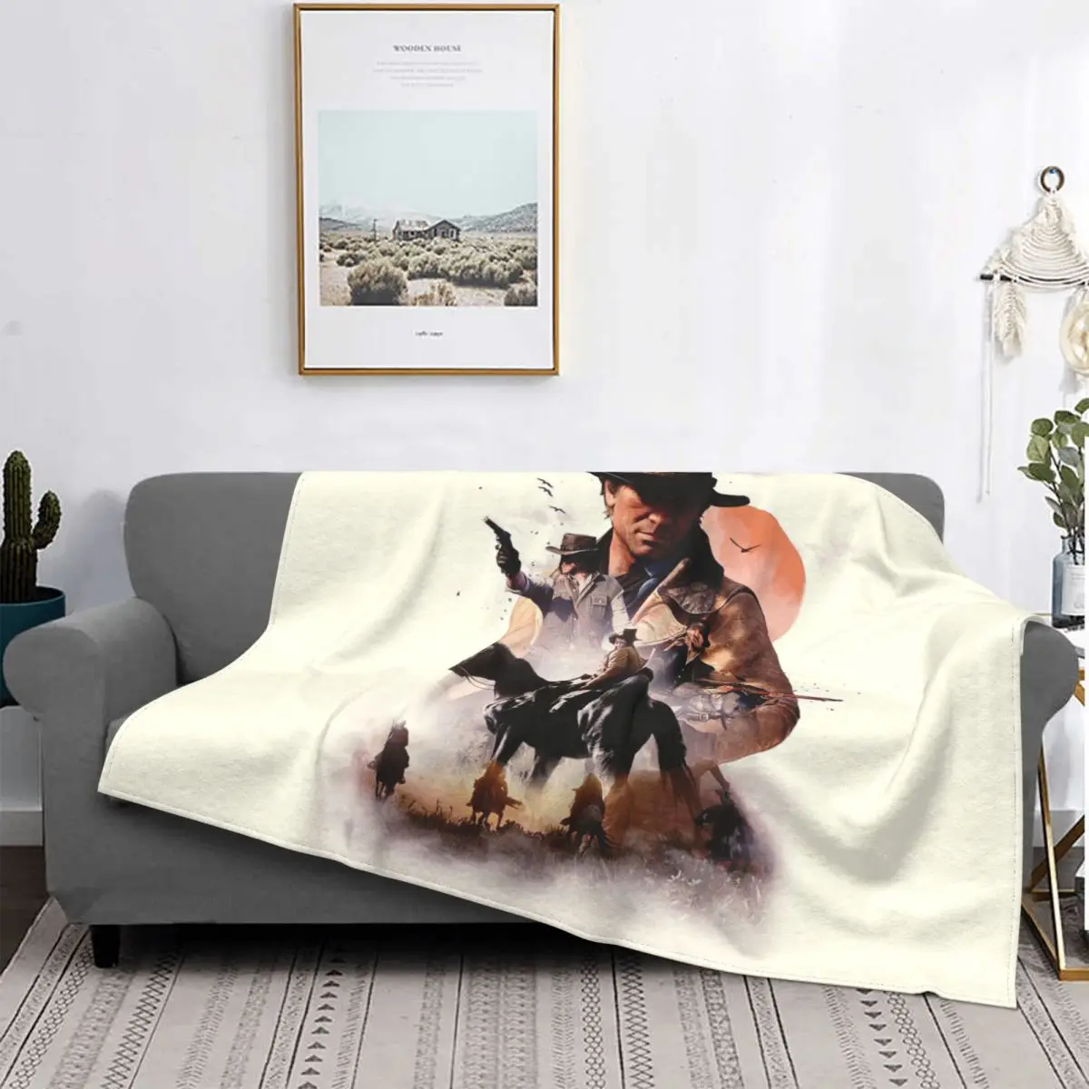 

Красные мертвецы, выкуп Джон Марстон, игра, искусство, портативные теплые пледы, одеяла для постельных принадлежностей, путешествий