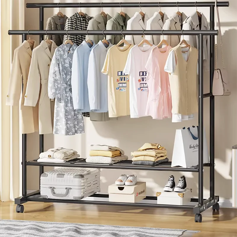 

Nordic Outdoor Garden Clothes Rack Corner Entryway Stand Metal Kitchen Clothes Hanger Entrance Drying Kledingrek Hall Furniture