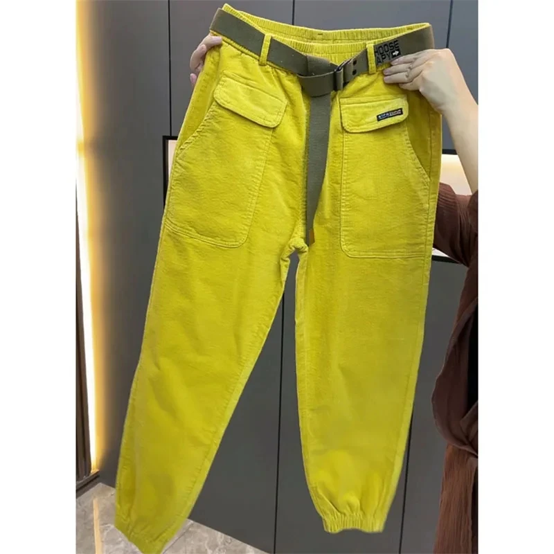 Женские вельветовые шаровары