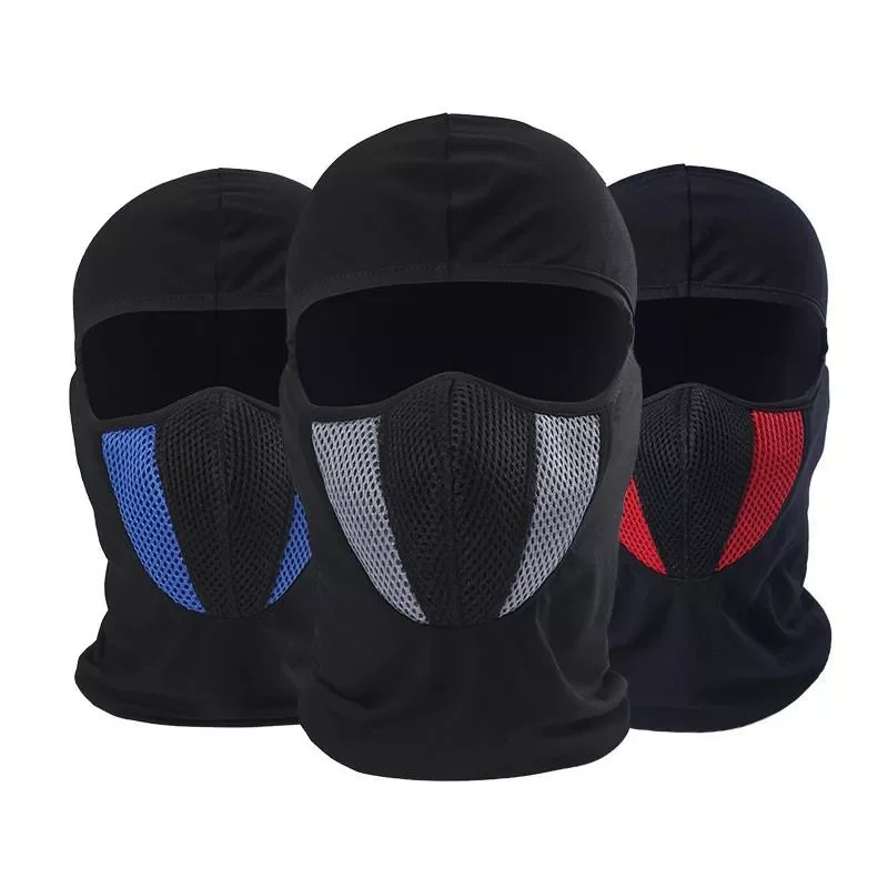 Outdoor Balaclava Motorcycle Ski Mask Fleece Hat Windproof Warm Neck Full Face Shield Snowboard Motorbike Cycling Protect