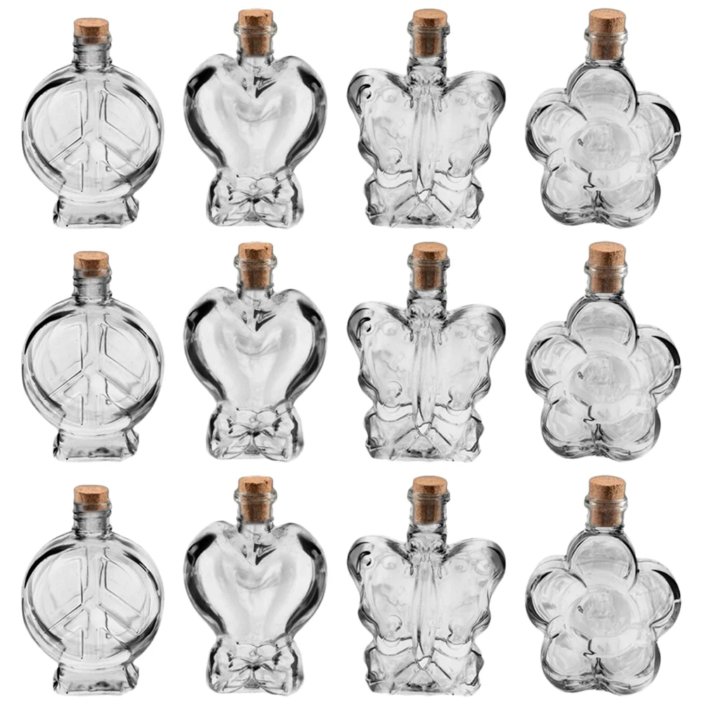 

Cork Bottle Bottlesplastic Jars Minijar Wishing Tiny Fillable Empty Message Clear Shaped Star Vials Transparent Sand Lids Favor