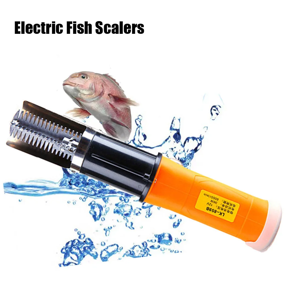 

Cleaner Scalers Scale Seafood Fish Fish Planer Electric Plug Remover Scraper Tools Fish Cordless Scaler Fishing Electric