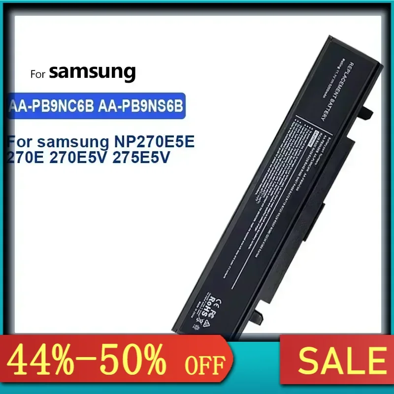 Сменный аккумулятор AA-PB9NC6B AA-PB9NS6B 4400 мАч для портативных аккумуляторов Samsung NP270E5E