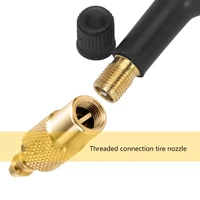 automobile accessories car air rubber hose tire inflator self locking tube suitable for air compressor pump wheel pressure gauge