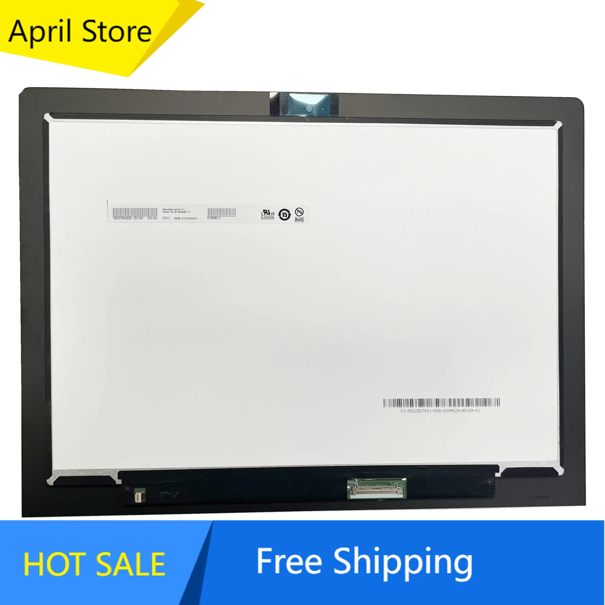 

B120XAB01.0 For Acer Chromebook Spin 512 R851 R851TN LCD Touch Screen Digitizer Assembly No Frame 1366*912