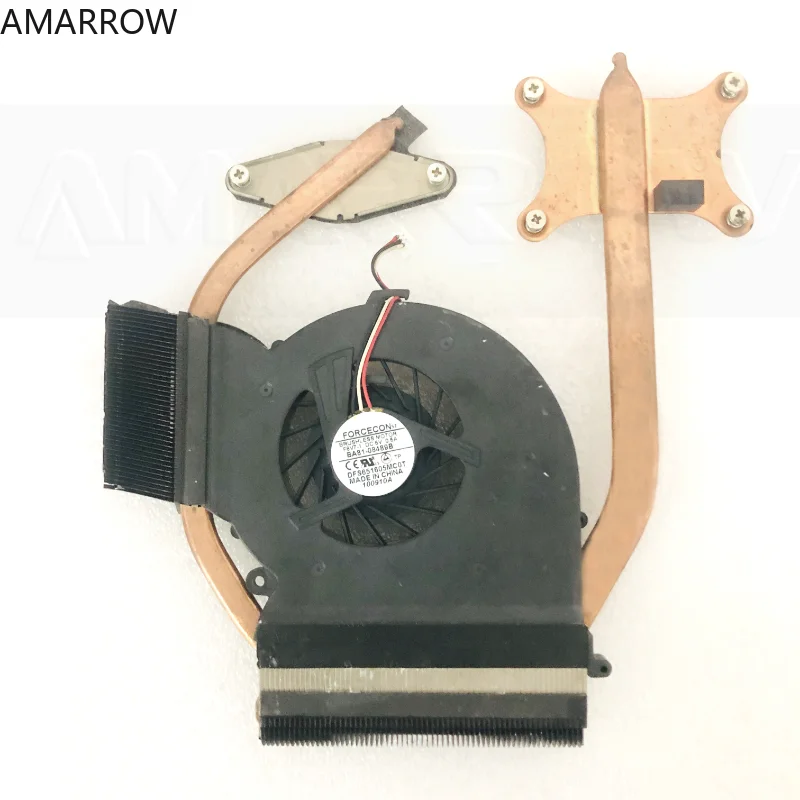 Оригинальный радиатор для ноутбука, охлаждающий вентилятор, кулер для процессора SAMSUNG R780 BA62-00529B
