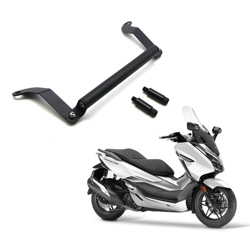 

Передняя подставка для мотоцикла Honda FORZA 125 FORZA 250 FORZA 300, держатель для смартфона, телефона, GPS навигатора, Кронштейн Пластины