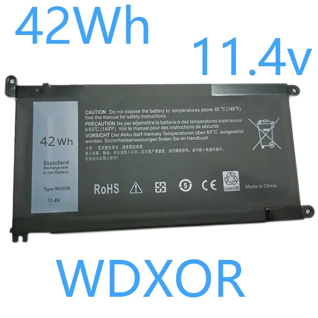 Фото Аккумулятор WDXOR 42Wh для Dell Inspiron 14 15 17 Series 5368 5378 5379 5468 5567 5568 5579 5767 5770 7378 7460 7472 7560 7570 P69G №1