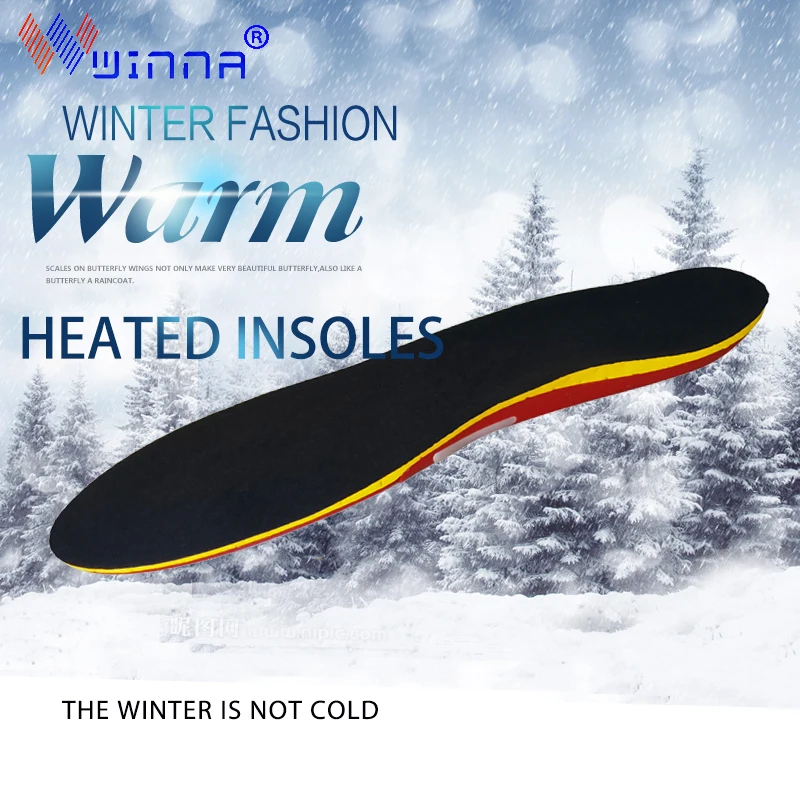 NEW Orthopedic Electric Heated Insoles with Wireless Intelligent Remote Control Battery for Shock Absorption Insole Foot Warmer