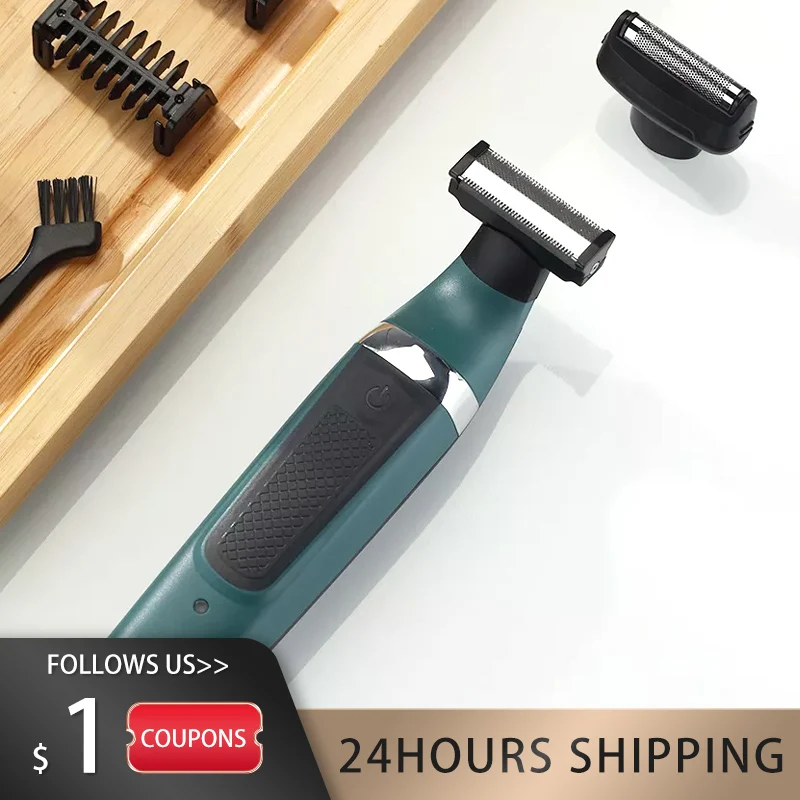 

Мужская бритва 2 в 1 VGR, интимные стрижки, Линия бикини, чувствительные шарики, зона бритья, усы, борода, венчики, триммер для стрижки лобковых ...