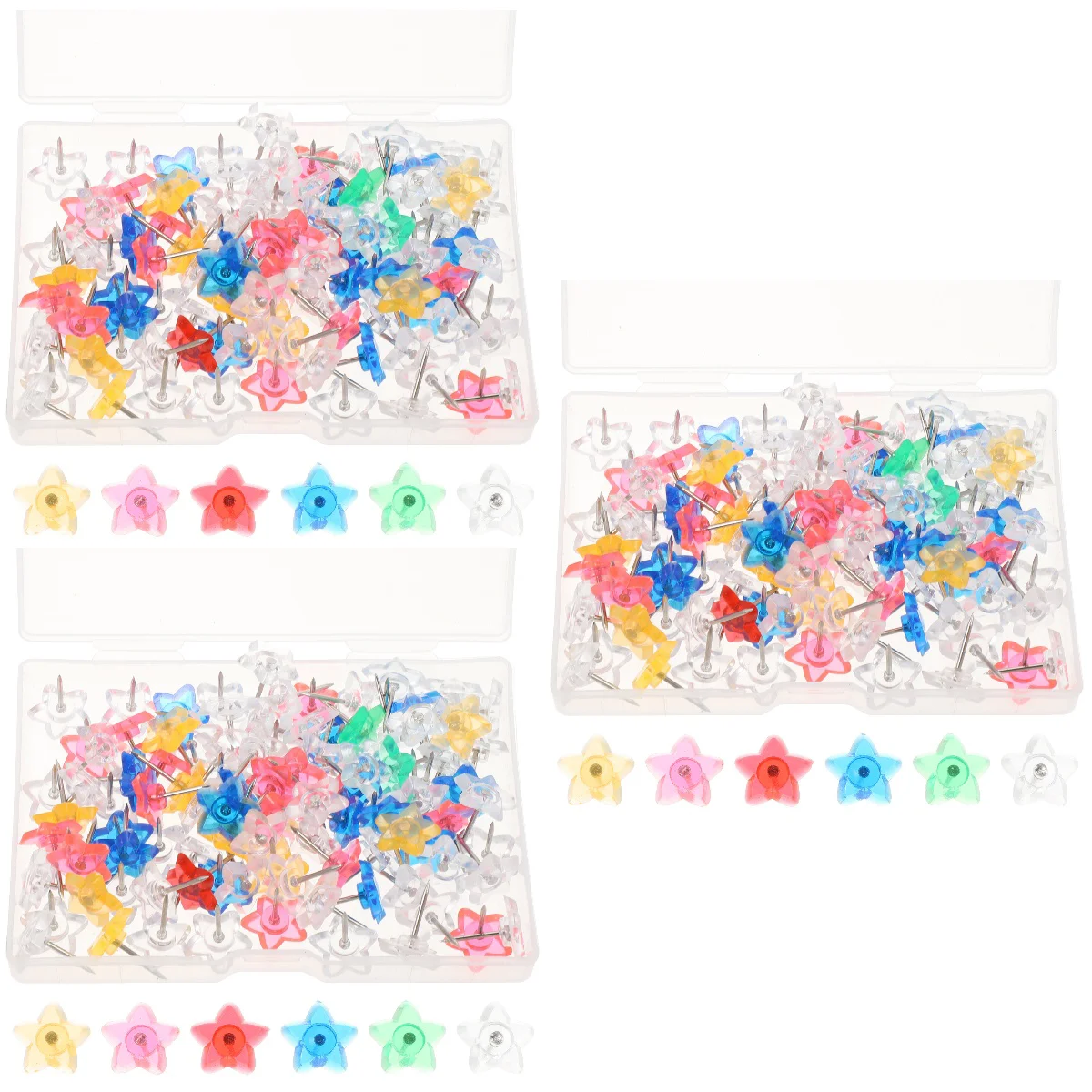 

300 Pcs Delicate Pushpins Multi-function Thumb Tacks Convenient Thumbtacks Map Accessory