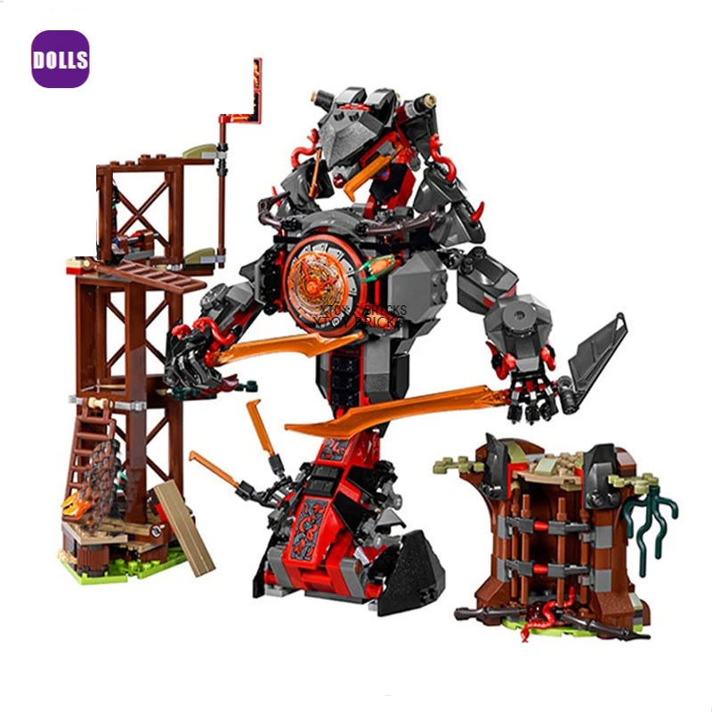 

734 PCS 10583 Mini Figures Set Compatible Dawn of Iron Doom 70626 Building Blocks Toys for Kids Block Size