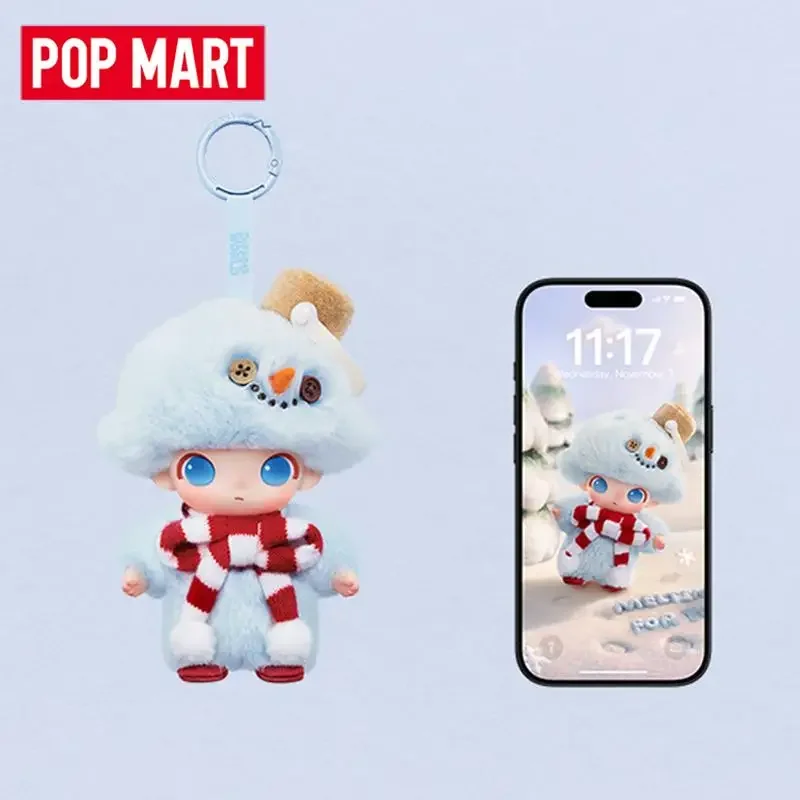 POP MART DIMOO Серия «Снеговик» Виниловые плюшевые фигурки в блистерной упаковке Загадочная коробка Оригинальный блайндбокс Игрушки-сюрпризы Украшение для дома (art.: 3920dcccd9a52) - 3920dcccd9a52