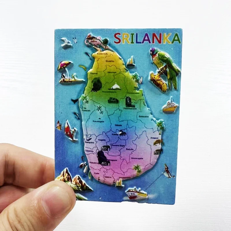 Сувениры для туризма Шри-Ланки 3D магнитные наклейки на холодильник украшения